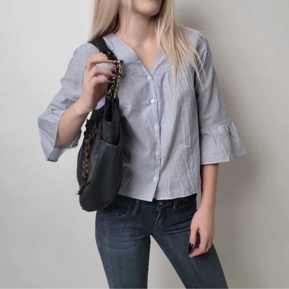 Betsey Johnson Black Shoulder Bag with Gold Hardware - Picture 13 of 16